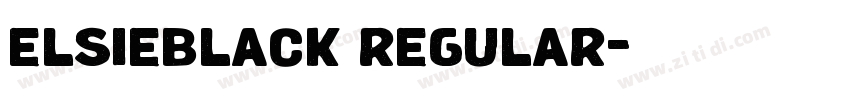 elsieblack regular字体转换 elsieblack regular字体转换